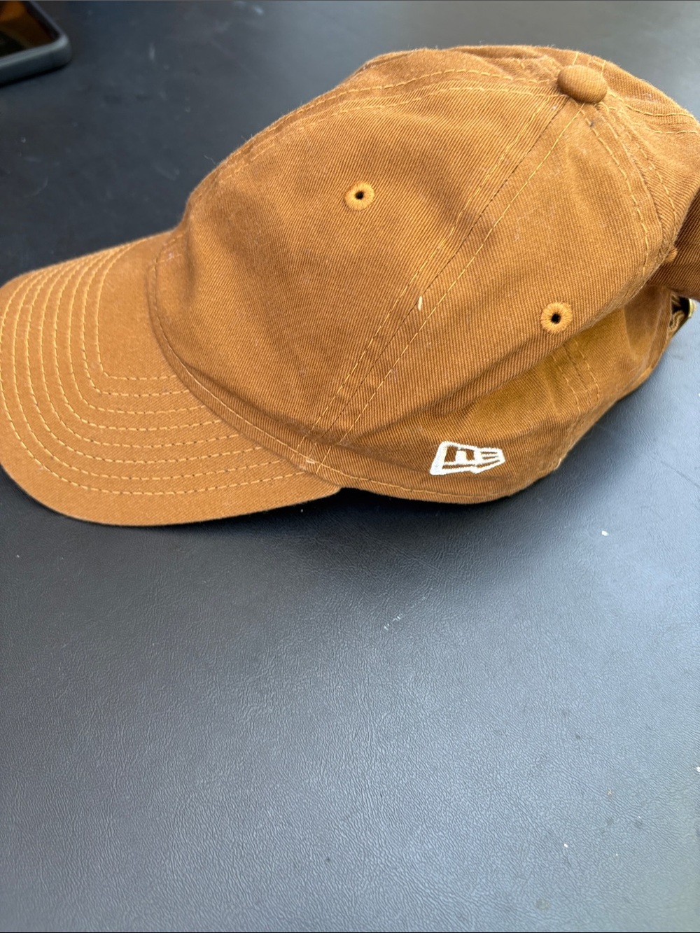 New Era Caramel Brown Washed Cotton Cap one size fits all